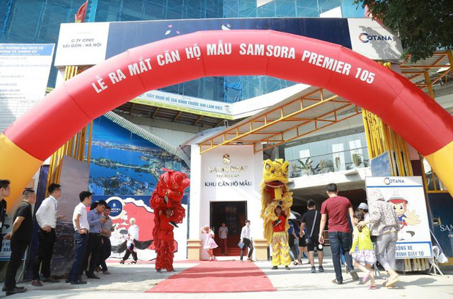 Samsora Premier 105 hút khách ngày ra mắt căn hộ mẫu
