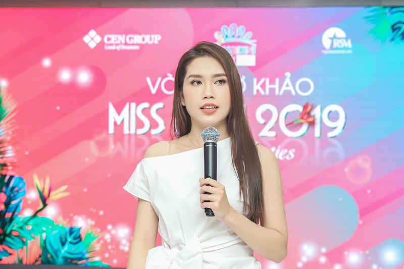 Màn trả lời dự thi của thí sinh
