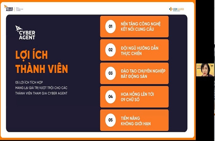 Cyber Agent – Cộng đồng đại lý bất động sản cá nhân, không cần đến văn phòng vẫn tăng thu nhập ngay mùa dịch